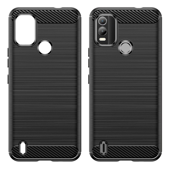 Huse pentru Nokia C21 Plus 4G, Carbon, negru