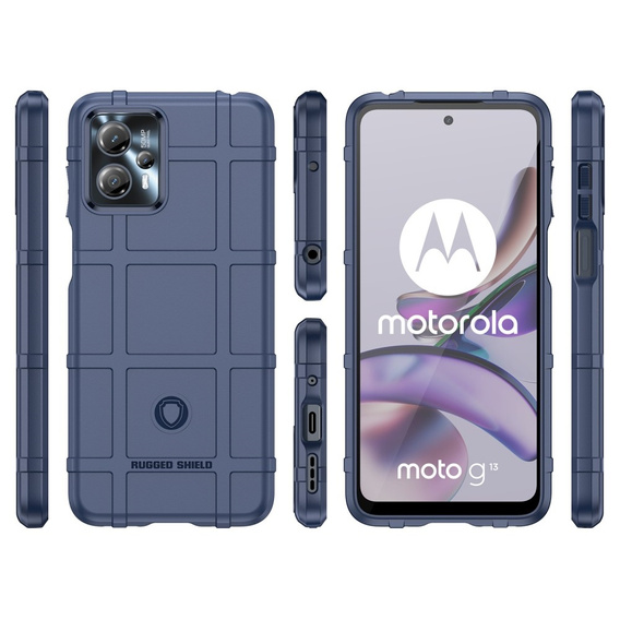 Huse pentru Motorola Moto G13 / G23, Rugged Shield, albastru