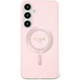 GUESS Huse pentru Samsung Galaxy S25, 4G Big Metal Logo, roz