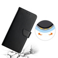 Husa cu clapetă pentru Samsung Galaxy Xcover 7, Split Leather, negru
