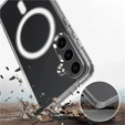 Husă pentru Samsung Galaxy S25 FE, Fusion Hybrid Case, pentru MagSafe, transparentă