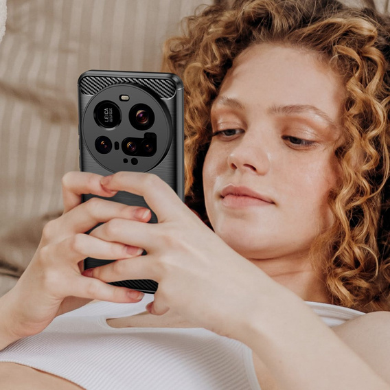 Huse pentru Xiaomi 15 Ultra, Carbon, negru