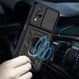 Husă blindată pentru Vivo V21 5G, CamShield Slide, negru