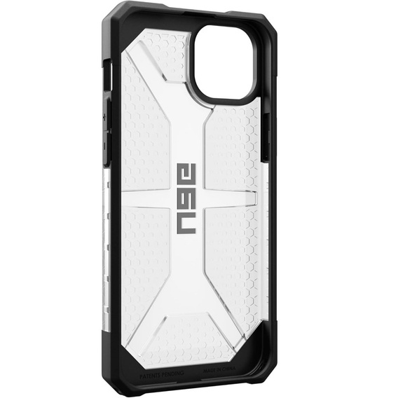 Carcasă Urban Armor Gear pentru iPhone 15 Plus, Plasma, transparent / negru