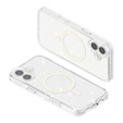 Husă pentru iPhone 17, pentru MagSafe, glitter, transparentă