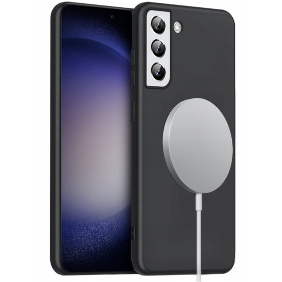 Huse pentru Samsung Galaxy S23, Silicone MagSafe, negru