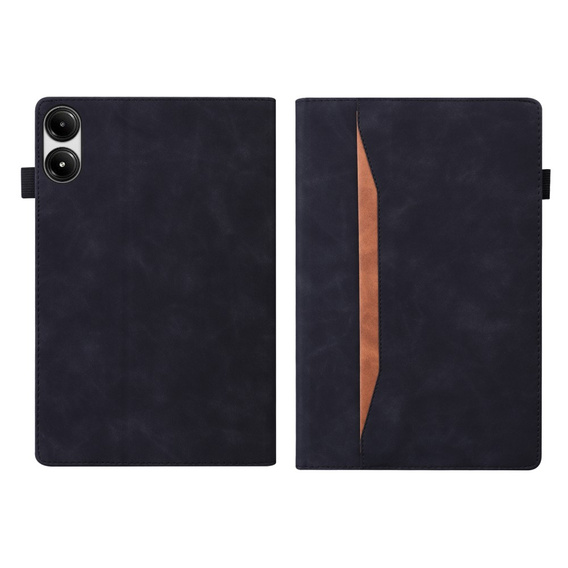 Husă pentru Xiaomi Redmi Pad Pro / Xiaomi Poco Pad, Classic, cu spațiu pentru stylus, negru