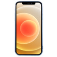 Husă pentru iPhone 12, Electro MagSafe, albastru + Sticlă pentru ecran