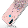 Huse pentru Samsung Galaxy A11 / M11, Glittery, roz