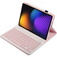 Carcasă cu tastatură bluetooth pentru Xiaomi Pad 7 / Xiaomi Pad 7 Pro, roz