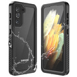 Husă impermeabilă IP68 pentru Samsung Galaxy S21 5G, negru