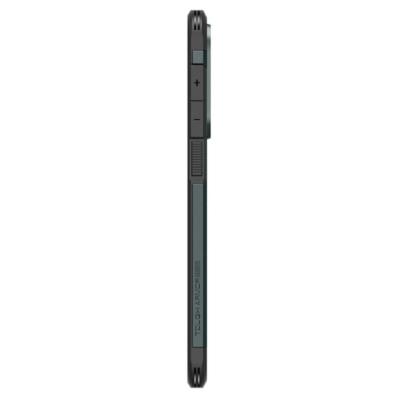 Carcasa Spigen pentru Samsung Galaxy A36 5G, Tough Armor Mag MagSafe, negru + 9H Tempered Glass