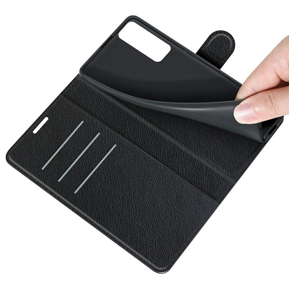 Husa cu clapetă pentru Vivo Y52 5G / Y72 5G, Split Leather, albastru