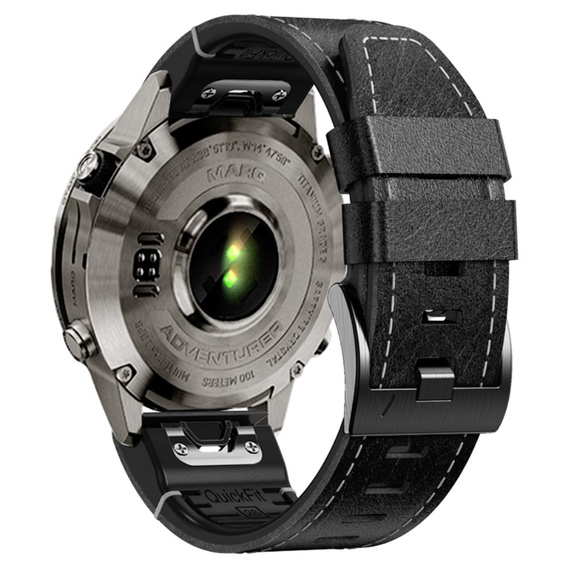 Curea din piele Quickfit pentru Garmin Fenix 5/6/6 PRO/7 Forerunner 965/955/945