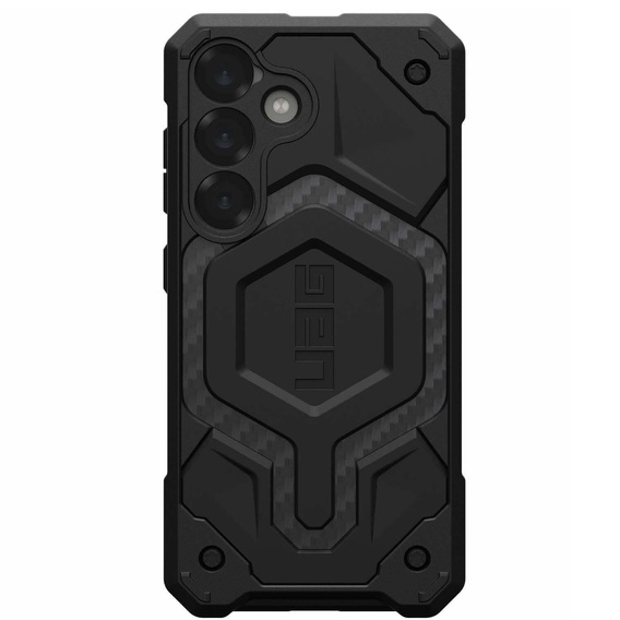 Carcasă Urban Armor Gear pentru Galaxy S25, Monarch Pro MagSafe, carbon negru