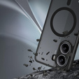 Husă pentru Xiaomi Poco X7 Pro 5G, pentru MagSafe, ERBORD Matt Case, negru