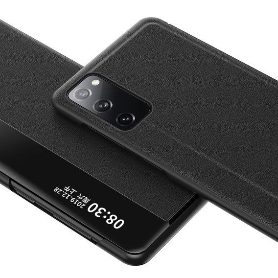 Husă cu clapetă pentru Samsung Galaxy S20 FE, Side View, negru