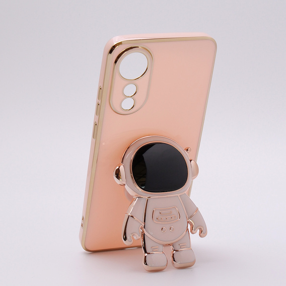 Huse pentru Oppo A78 4G, Astronaut, roz rose gold