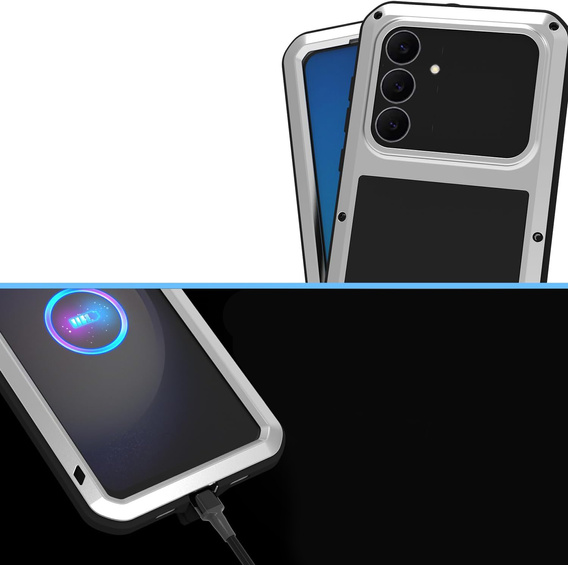 Husă blindată cu sticlă temperată pentru Samsung Galaxy S25 FE