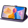 Cu clapetă pentru Infinix Hot 40i, Mandala, violet