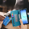 Wallet Zipper Pocket flip caz pentru Samsung Galaxy A17 5G, Wallet Zipper Pocket, albastru