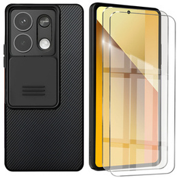 Carcasă blindată Nillkin pentru Xiaomi Redmi Note 13 5G, CamShield Pro, negru