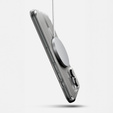 Carcasă ERBORD MagSafe pentru iPhone 16 Pro Max, buton activ, transparentă + Sticlă pentru ecran