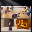 Husă GKK pentru Galaxy Z Flip 5 5G, Colțuri Dropproof MagSafe, transparent / violet