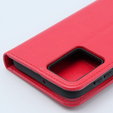Cu clapetă pentru Motorola Moto G54 5G, Crazy Horse Wallet, roșu
