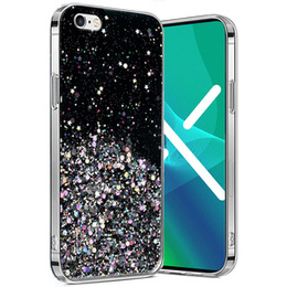 Huse pentru iPhone 6/6s 4.7, Glittery, negru
