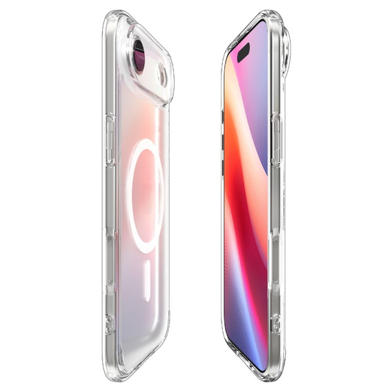 Carcasă Spigen Ultra Hybrid MagSafe pentru iPhone Air, Frost White