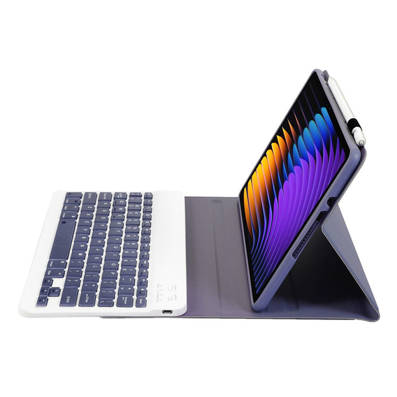 Carcasă cu tastatură bluetooth pentru Xiaomi Pad 7 / 7 Pro, Purple