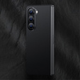 Carcasa BENKS Kevlar pentru Samsung Galaxy Z Fold5 5G, pentru MagSafe, Carbon Fiber, negru