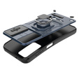 Husă pentru Samsung Galaxy M34, KickStand Camera Lens, albastru