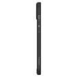 Carcasa Spigen pentru iPhone 15, Ultra Hybrid, negru + sticlă temperată 9H