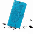 Cu clapetă pentru Oppo Reno 13F / Oppo Reno 13FS, Butterfly, albastru