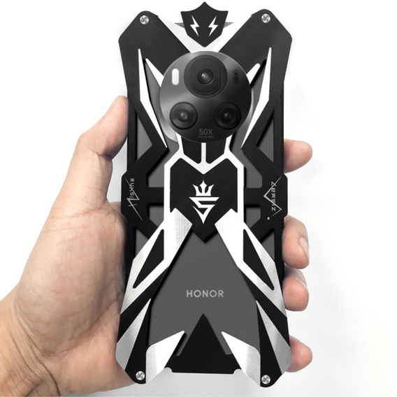 Husă blindată pentru Honor Magic 6 Pro 5G, Aluminum Alloy, negru