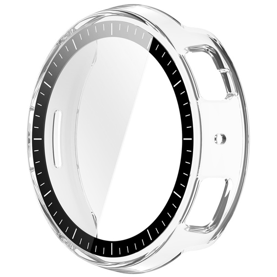 Husă 2-în-1 + sticlă temperată pentru Amazfit Active Max, transparentă