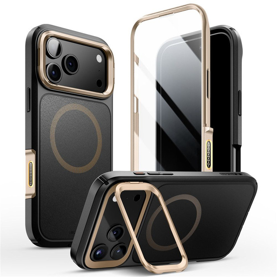Carcasă Supcase pentru iPhone 17 Pro Max, IBLSN Ares Fip Magsafe, Desert Gold