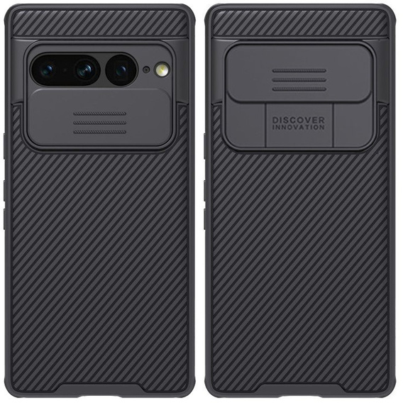 Carcasă blindată Nillkin pentru Google Pixel 7 Pro 5G, CamShield Pro, negru