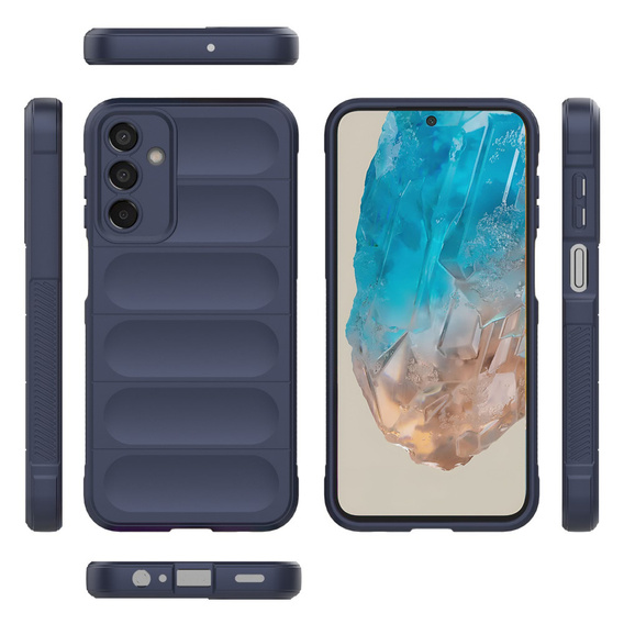 Huse pentru Samsung Galaxy M35, Gaming Shockproof, albastru închis