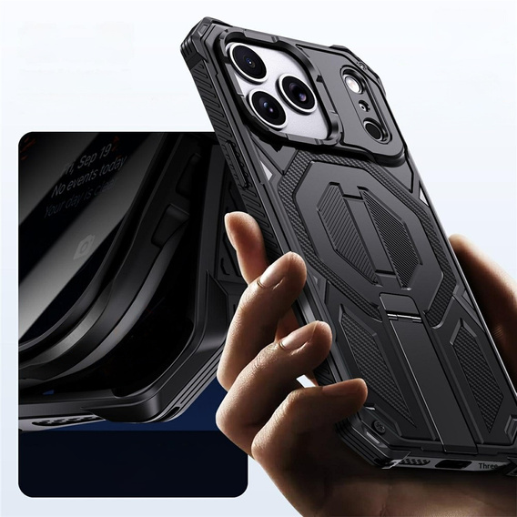 Husă de protecție compatibilă cu MagSafe, cu suport pentru iPhone 17 Pro Max