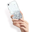 Huse pentru iPhone 7/8/SE 2020/SE 2022, Glittery, transparentă