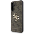 GUESS Huse pentru Samsung Galaxy A56 5G, 4G Big Metal Logo, maro