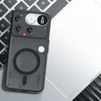 Husă pentru Nothing Phone 3 5G, pentru MagSafe, ERBORD Matt Case, negru