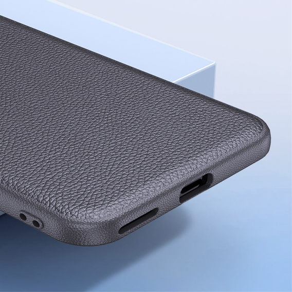 Husă din piele pentru Honor 200 Pro 5G, leather hybrid, negru