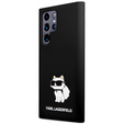 Karl Lagerfeld Silicone Choupette pentru Samsung Galaxy S24 Ultra