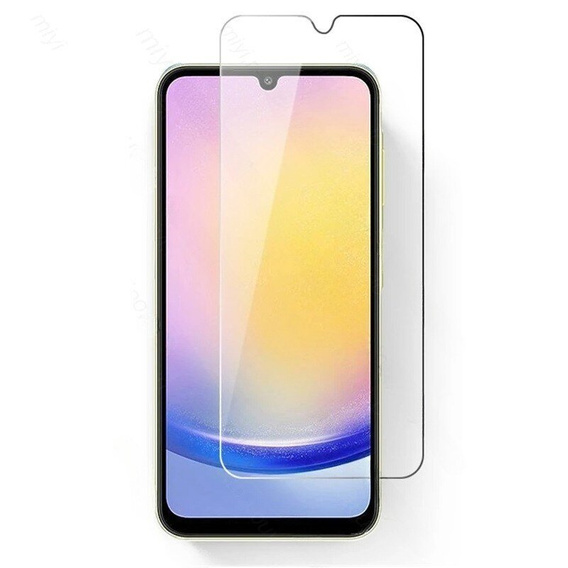 Cu clapetă pentru Samsung Galaxy A25 5G, Butterfly, de aur + sticlă 9H 