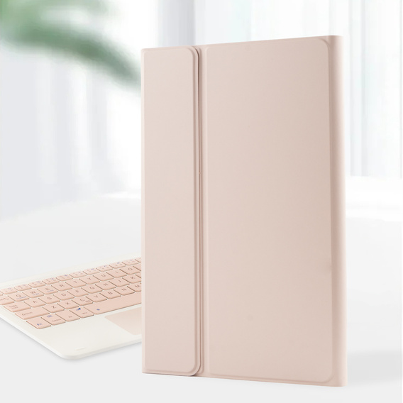 Tastatura Bluetooth cu touchpad pentru Lenovo Tab K11 Plus - roz