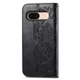 Cu clapetă pentru Google Pixel 8A, Butterfly, negru
